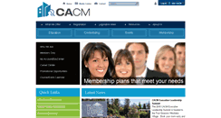 Desktop Screenshot of cacm.org