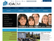 Tablet Screenshot of cacm.org